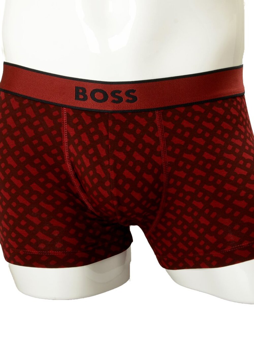 Hugo Boss Men's "Trunk 24 Print" Logo Strap Trunk Underwear US S IT 48